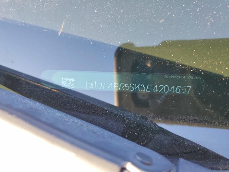 76115415 :رقم المزاد ، 1G4PR5SK3E4204657 vin ، 2014 Buick Verano مزاد بيع