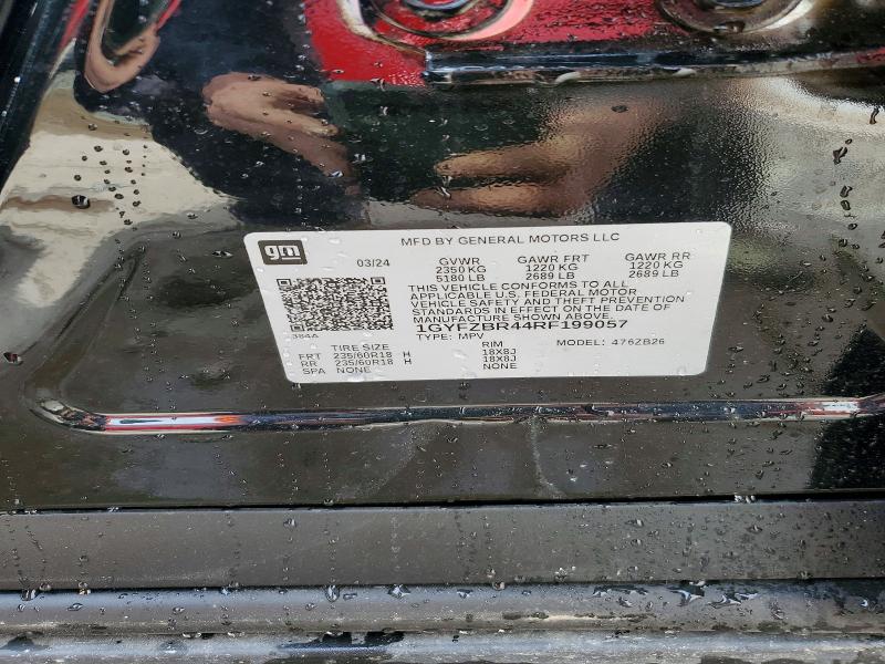 77952485 :رقم المزاد ، 1GYFZBR44RF199057 vin ، 2024 Cadillac Xt4 مزاد بيع