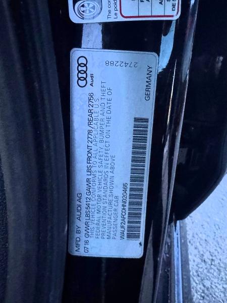 Aukcja sprzedaży 2017 Audi A6 Premium, vin: WAUF2AFC0HN020465, numer aukcji: 77435975