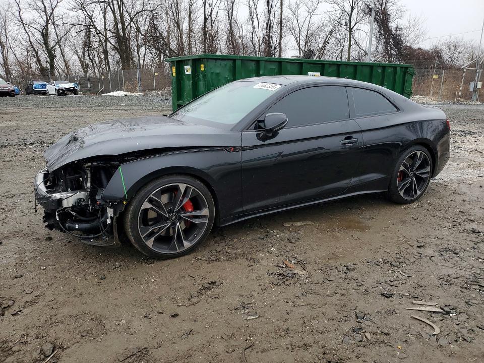 2022 Audi S5 მანქანა იყიდება აუქციონზე, vin: WAUR4AF59NA022050, აუქციონის ნომერი: 77683355