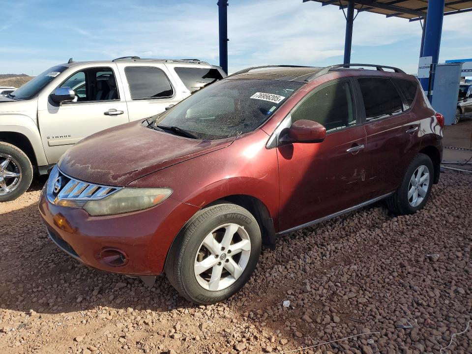 Продажа на аукционе авто 2010 Nissan Murano, vin: JN8AZ1MU1AW002176, номер лота: 76956205