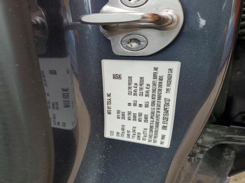 Продажа на аукционе авто 2023 Tesla Model 3, vin: 5YJ3E1EA4PF704137, номер лота: 76693795