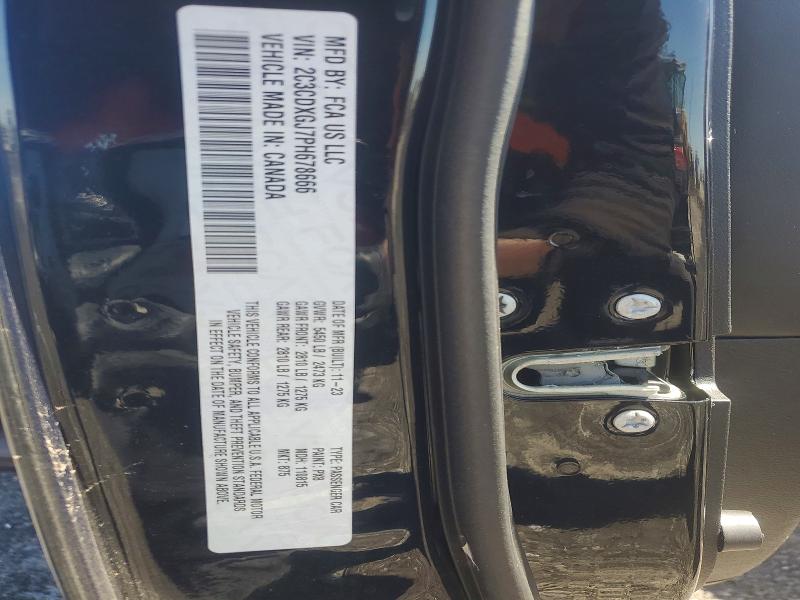 Продаж на аукціоні авто 2023 Dodge Charger, vin: 2C3CDXGJ7PH678666, номер лоту: 78526795