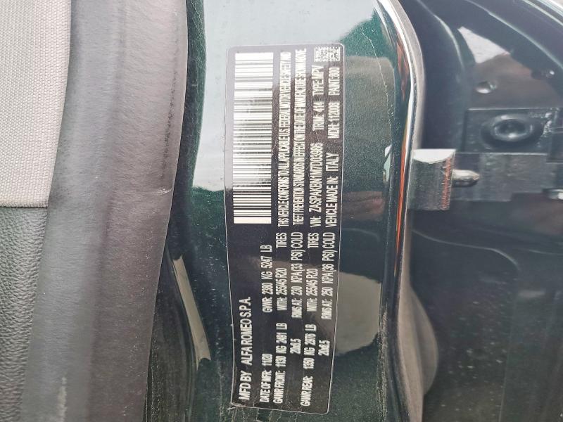 2021 Alfa Romeo Stelvio მანქანა იყიდება აუქციონზე, vin: ZASPAKBN1M7D03986, აუქციონის ნომერი: 76600445