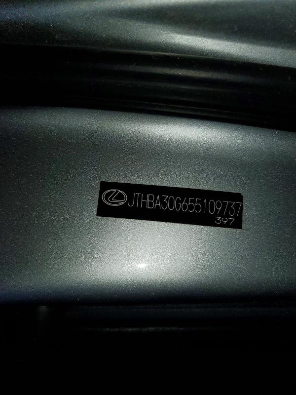 2005 Lexus Es მანქანა იყიდება აუქციონზე, vin: JTHBA30G655109737, აუქციონის ნომერი: 75749345