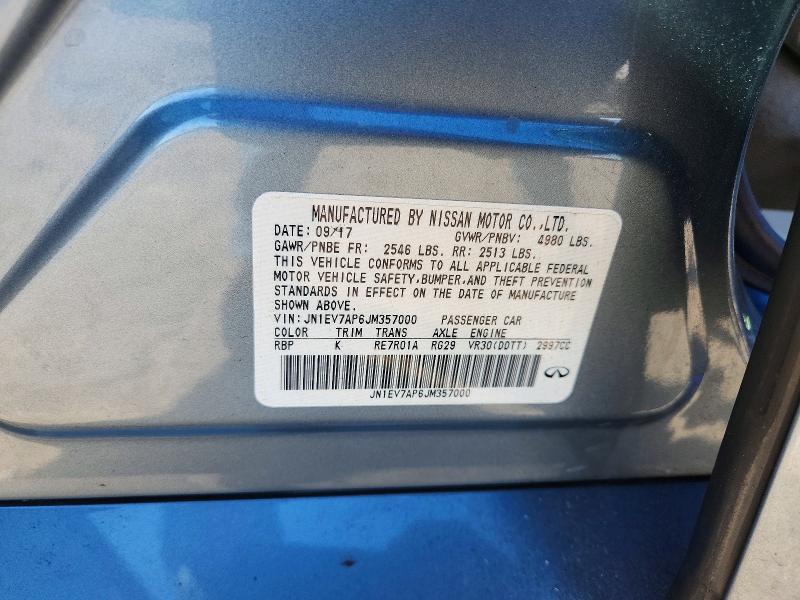 Продаж на аукціоні авто 2018 Infiniti Q50, vin: JN1EV7AP6JM357000, номер лоту: 77721855