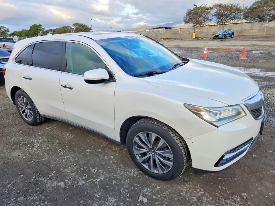 Продажа на аукционе авто 2014 Acura Mdx Techno, vin: 5FRYD4H45EB004915, номер лота: 77527295