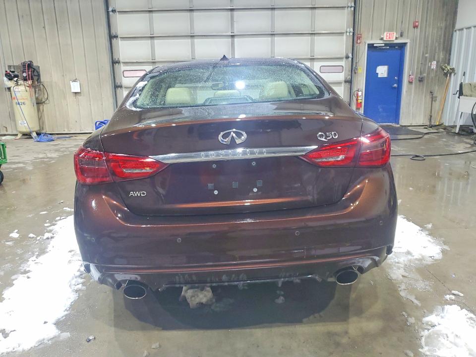 2018 Infiniti Q50 მანქანა იყიდება აუქციონზე, vin: JN1EV7AR6JM443683, აუქციონის ნომერი: 76755935