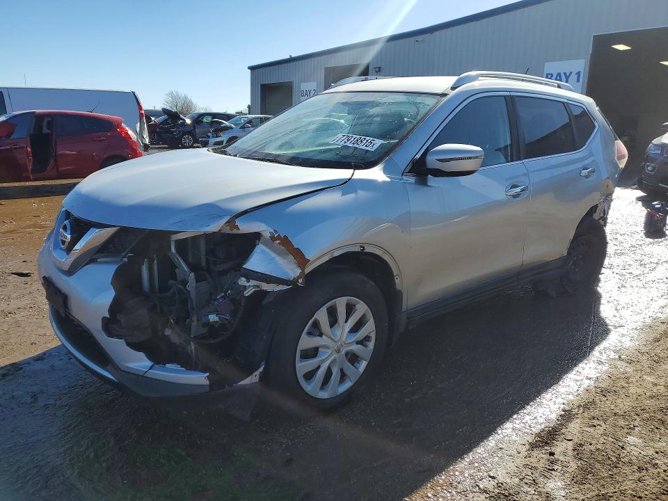 2016 Nissan Rogue მანქანა იყიდება აუქციონზე, vin: KNMAT2MV2GP728871, აუქციონის ნომერი: 77918815