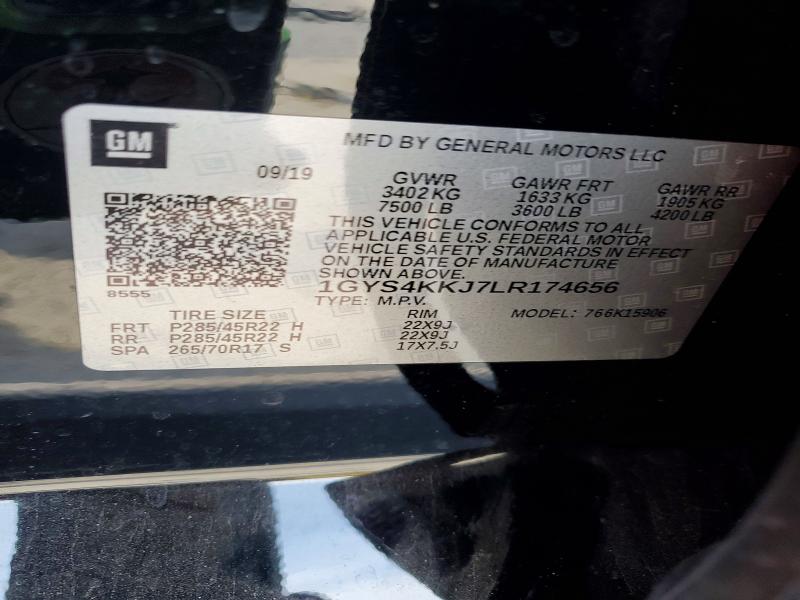 Продаж на аукціоні авто 2020 Cadillac Escalade, vin: 1GYS4KKJ7LR174656, номер лоту: 78188125