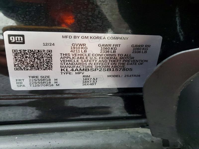 79449855 :رقم المزاد ، KL4AMBSP2SB157805 vin ، 2025 Buick Encore Gx مزاد بيع