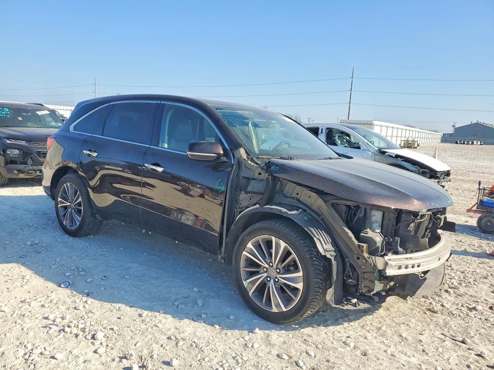 2018 Acura Mdx მანქანა იყიდება აუქციონზე, vin: 5J8YD4H57JL022142, აუქციონის ნომერი: 76615135