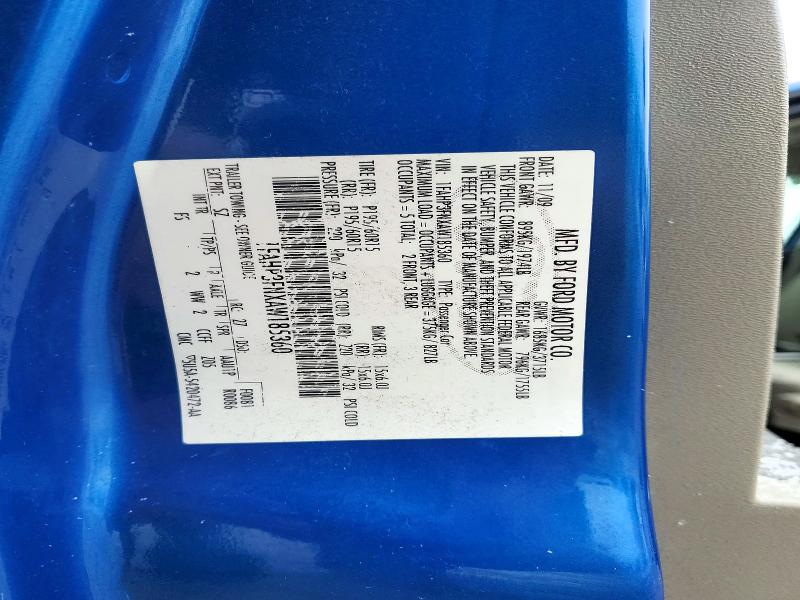 Продаж на аукціоні авто 2010 Ford Focus, vin: 1FAHP3FNXAW185360, номер лоту: 76447955