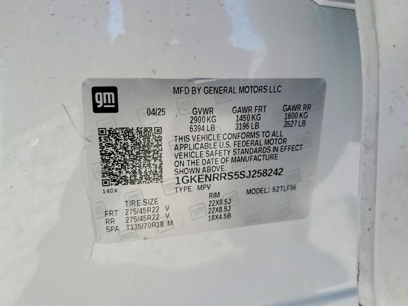 Продажа на аукционе авто 2025 Gmc Acadia, vin: 1GKENRRS5SJ258242, номер лота: 78247755