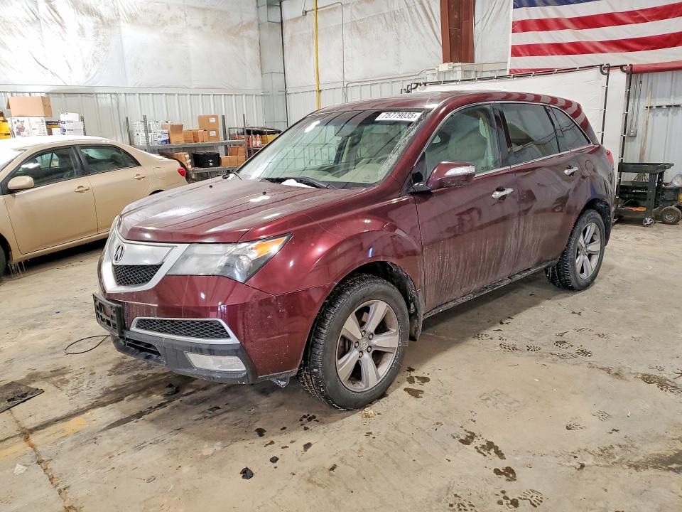 75779035 :رقم المزاد ، 2HNYD2H2XCH539261 vin ، 2012 Acura Mdx مزاد بيع