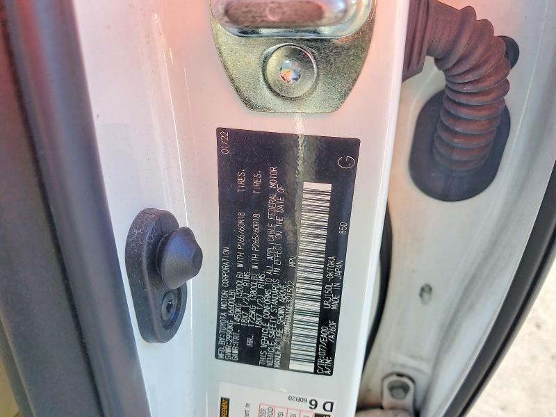 Aukcja sprzedaży 2022 Lexus Gx 460, vin: JTJAM7BX1N5321502, numer aukcji: 77862175
