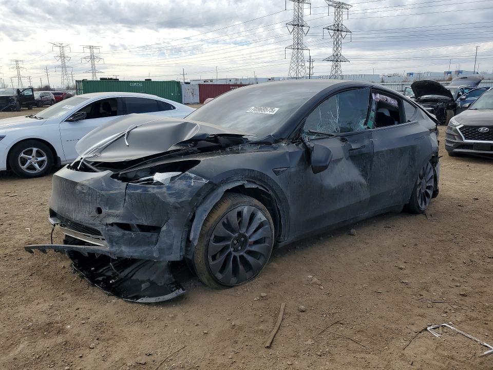 78969575 :رقم المزاد ، 7SAYGDEF6PF662358 vin ، 2023 Tesla Model Y مزاد بيع