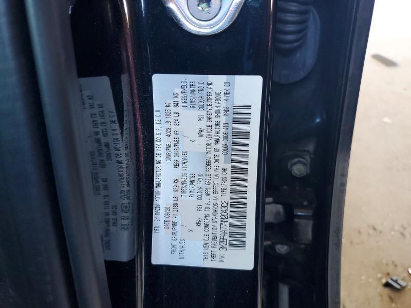 76234825 :رقم المزاد ، 3MZBPAA77MM204302 vin ، 2021 Mazda 3 مزاد بيع