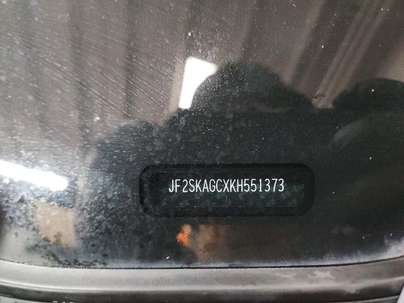 Aukcja sprzedaży 2019 Subaru Forester, vin: JF2SKAGCXKH551373, numer aukcji: 78505265