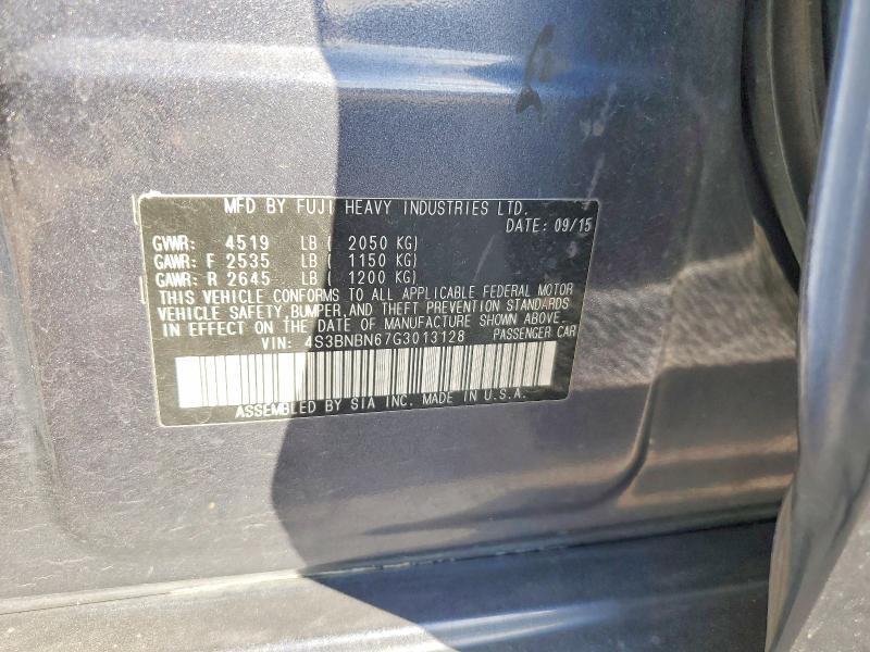 Продаж на аукціоні авто 2016 Subaru Legacy, vin: 4S3BNBN67G3013128, номер лоту: 75183555