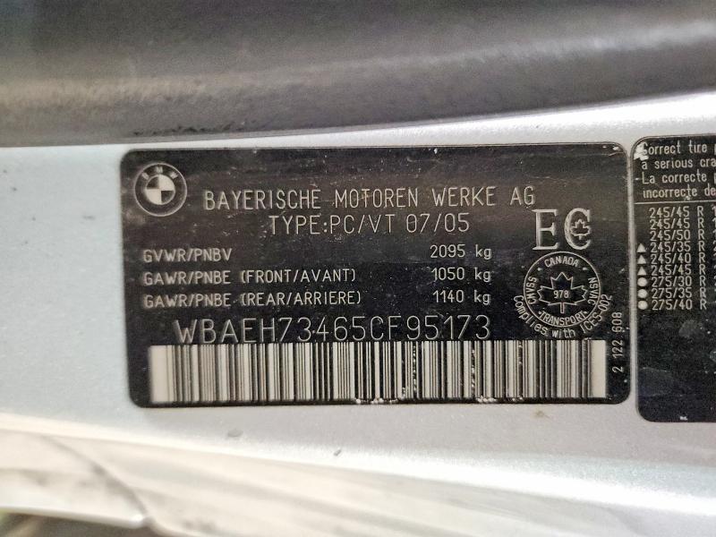 Продажа на аукционе авто 2005 Bmw 645, vin: WBAEH73465CF95173, номер лота: 78377785