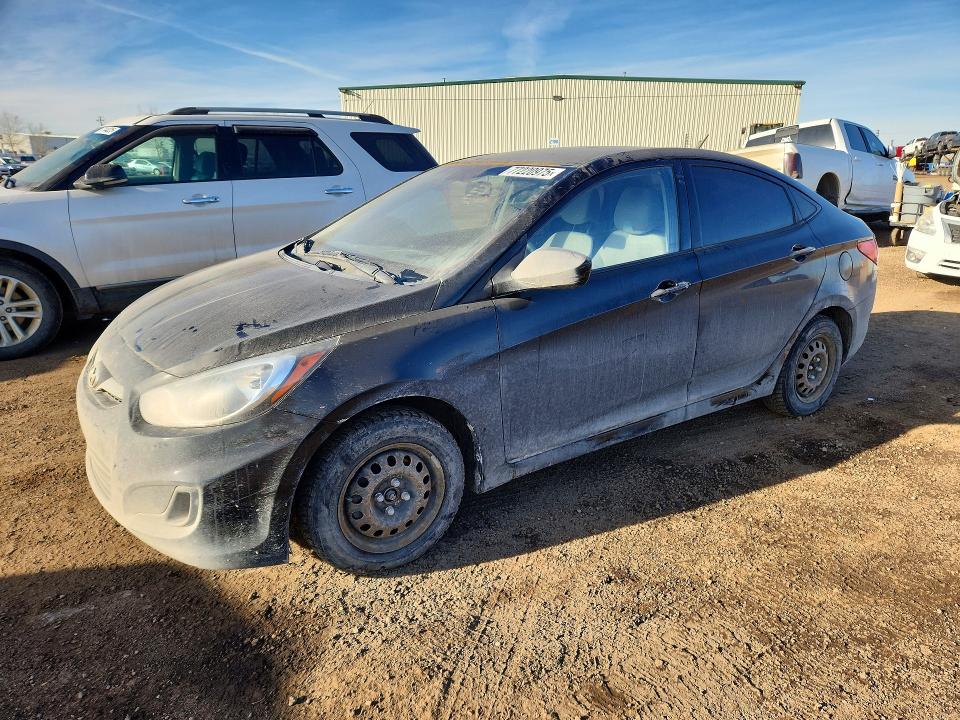 77220975 :رقم المزاد ، KMHCT4AE3CU167189 vin ، 2012 Hyundai Accent Gls مزاد بيع