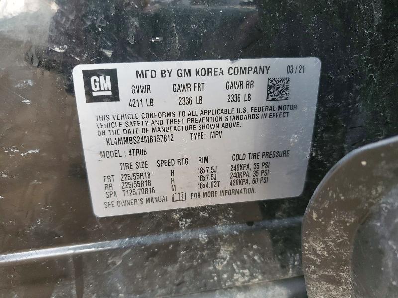 Продажа на аукционе авто 2021 Buick Encore Gx, vin: KL4MMBS24MB157812, номер лота: 77120375