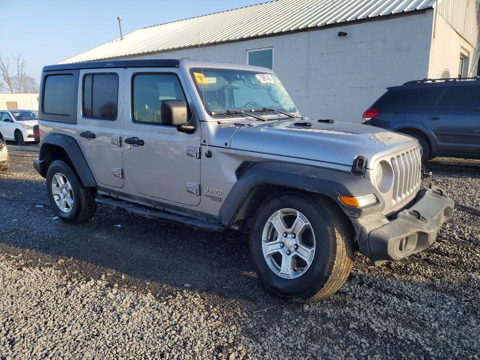 77595145 :رقم المزاد ، 1C4HJXDNXKW636648 vin ، 2019 Jeep Wrangler Unlimited مزاد بيع