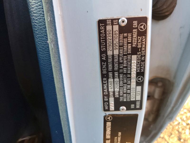 Продаж на аукціоні авто 1979 Mercedes Benz 280, vin: 12303312056953, номер лоту: 77069795