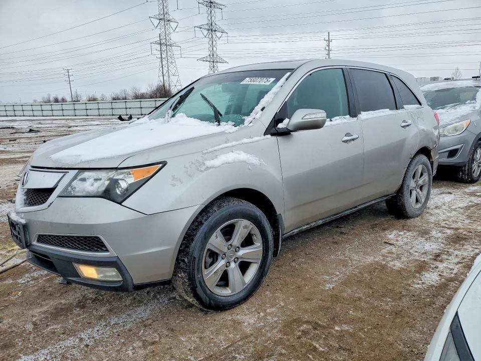 75807075 :رقم المزاد ، 2HNYD2H47AH504191 vin ، 2010 Acura Mdx Techno مزاد بيع