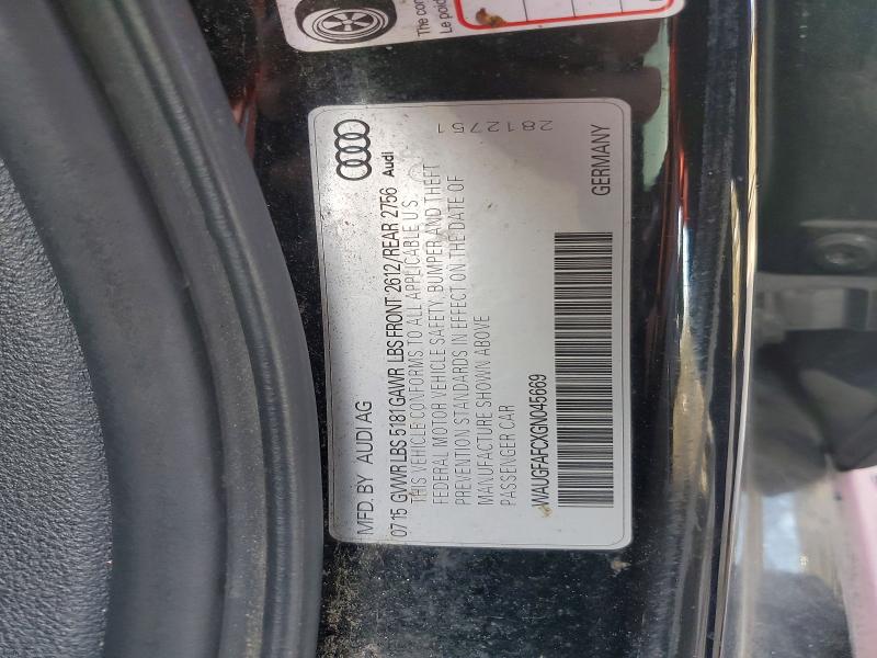 Продажа на аукционе авто 2016 Audi A6, vin: WAUGFAFCXGN045669, номер лота: 46379736
