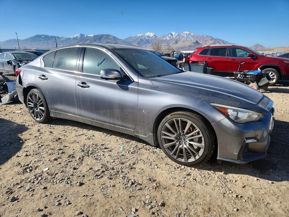 2019 Infiniti Q50 Luxe მანქანა იყიდება აუქციონზე, vin: JN1EV7ARXKM551502, აუქციონის ნომერი: 76744325