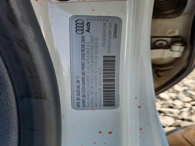 Aukcja sprzedaży 2012 Audi A7, vin: WAU2GAFCXCN041493, numer aukcji: 76115455