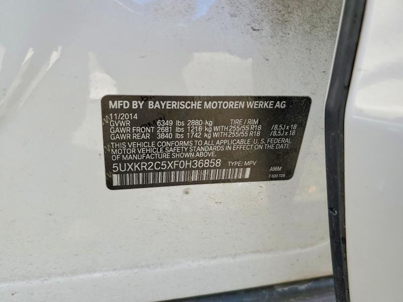 Продаж на аукціоні авто 2015 Bmw X5, vin: 5UXKR2C5XF0H36858, номер лоту: 77993245