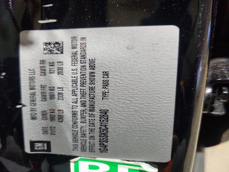 Продаж на аукціоні авто 2012 Buick Verano, vin: 1G4PS5SK5C4152840, номер лоту: 77531225