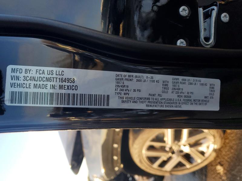 Продаж на аукціоні авто 2026 Jeep Compass, vin: 3C4NJDCN6TT164958, номер лоту: 75432785
