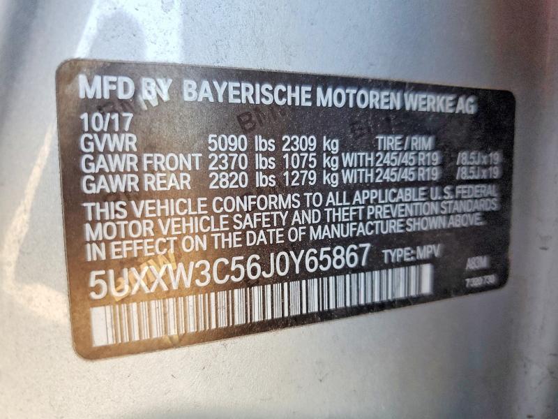 Продажа на аукционе авто 2018 Bmw X4, vin: 5UXXW3C56J0Y65867, номер лота: 77524225