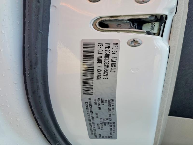 2021 Chrysler Voyager მანქანა იყიდება აუქციონზე, vin: 2C4RC1DG3MR542118, აუქციონის ნომერი: 79306805