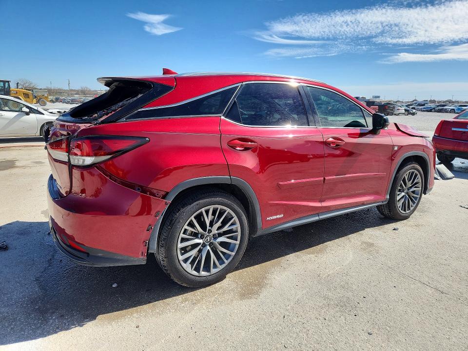 Продажа на аукционе авто 2020 Lexus Rx 450h, vin: 2T2YGMDA0LC053327, номер лота: 77595315