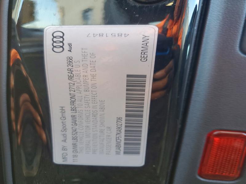 77571375 :رقم المزاد ، WUABWCF57KA902706 vin ، 2019 Audi Rs5 مزاد بيع