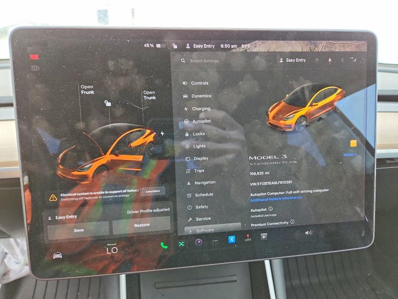76949255 :رقم المزاد ، 5YJ3E1EA9LF613391 vin ، 2020 Tesla Model 3 مزاد بيع