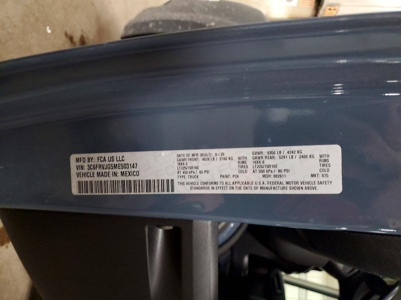 Продаж на аукціоні авто 2021 Ram Promaster 3500, vin: 3C6FRVJG5ME503147, номер лоту: 74631525