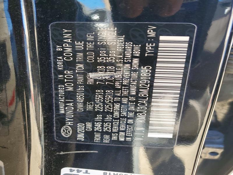 77336815 :رقم المزاد ، KM8J3CAL8MU291895 vin ، 2021 Hyundai Tucson مزاد بيع