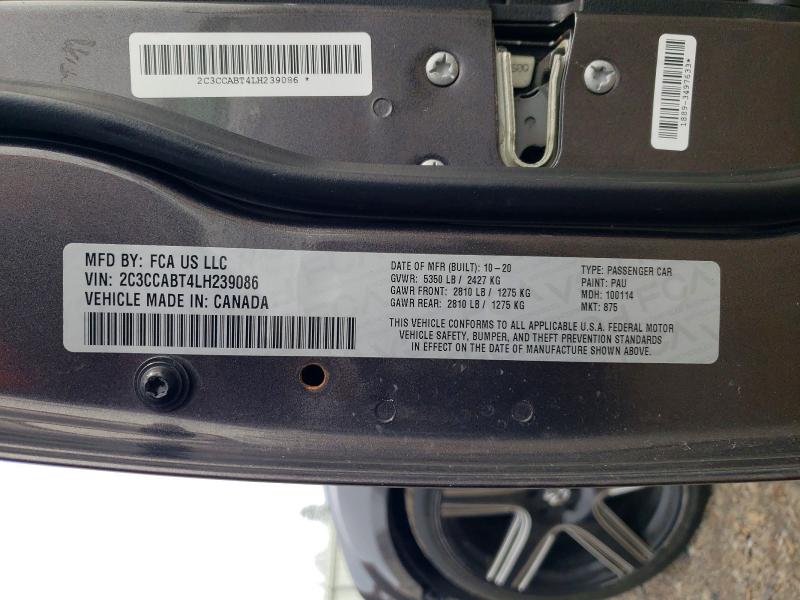 2020 Chrysler 300 მანქანა იყიდება აუქციონზე, vin: 2C3CCABT4LH239086, აუქციონის ნომერი: 78771245