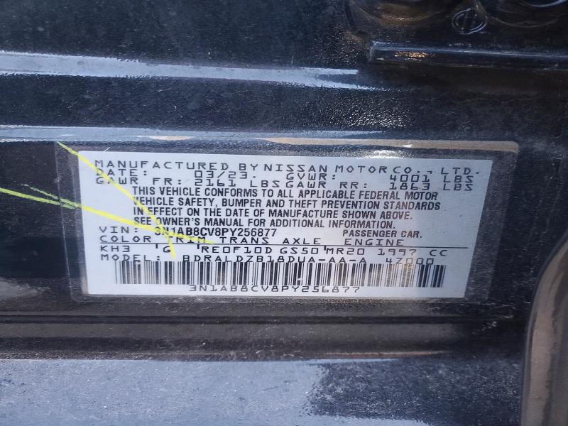 Aukcja sprzedaży 2023 Nissan Sentra, vin: 3N1AB8CV8PY256877, numer aukcji: 75945135