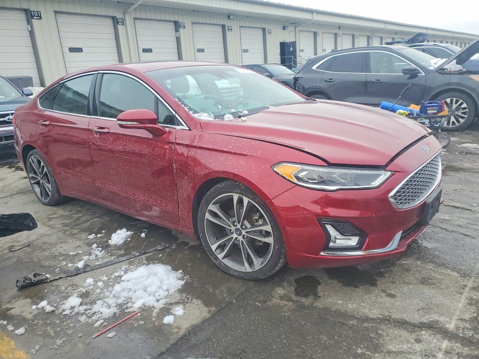 2019 Ford Fusion Tit მანქანა იყიდება აუქციონზე, vin: 3FA6P0D92KR153180, აუქციონის ნომერი: 73882265