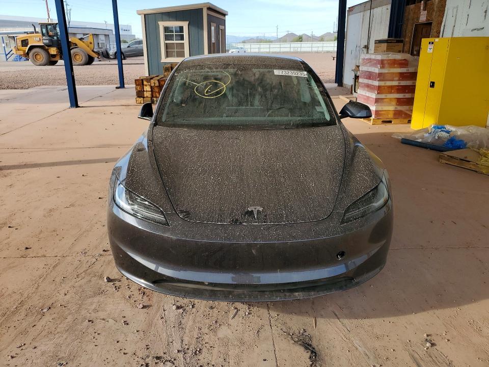 2025 Tesla Model 3 მანქანა იყიდება აუქციონზე, vin: 5YJ3E1EAXSF029449, აუქციონის ნომერი: 73239235