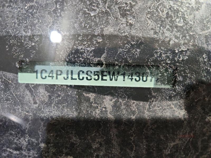 77487485 :رقم المزاد ، 1C4PJLCS5EW143072 vin ، 2014 Jeep Cherokee مزاد بيع