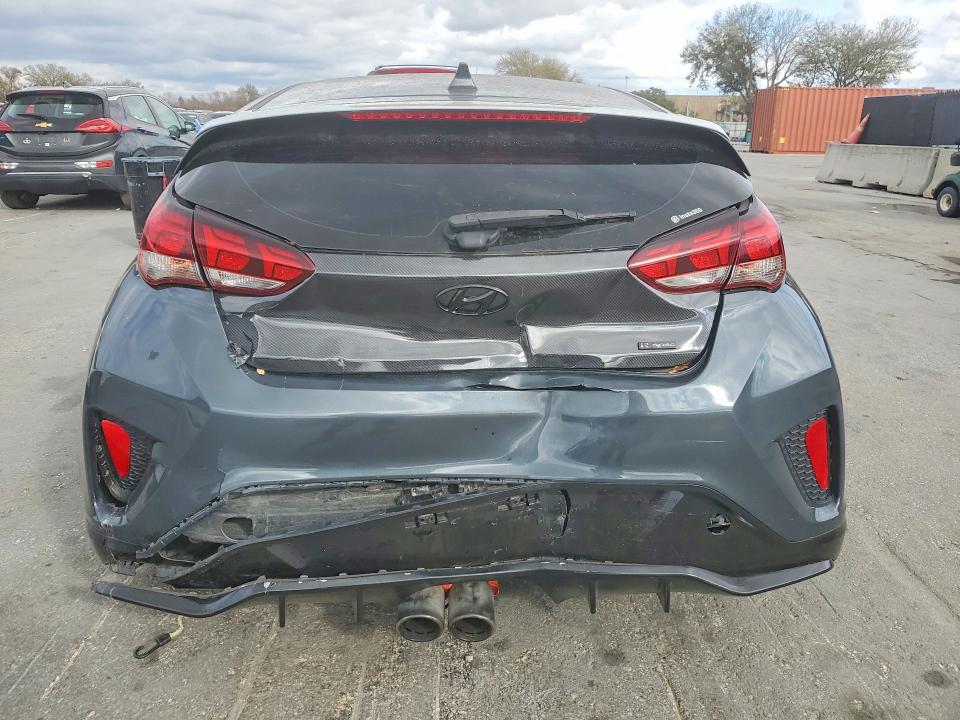 2019 Hyundai Veloster მანქანა იყიდება აუქციონზე, vin: KMHTH6AB7KU007141, აუქციონის ნომერი: 77845385