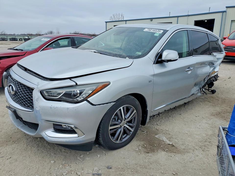 75816535 :رقم المزاد ، 5N1DL0MN3KC530779 vin ، 2019 Infiniti Qx60 مزاد بيع
